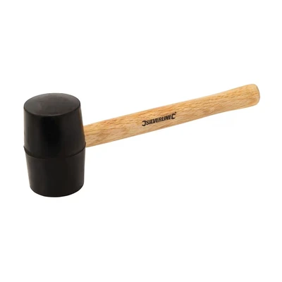 Image of Silverline Black Rubber Mallet 16oz (454g)