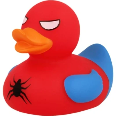 Image of Lilalu 8 x cm/50 g Collector and Baby Spidy Rubber Duck Bath Toy