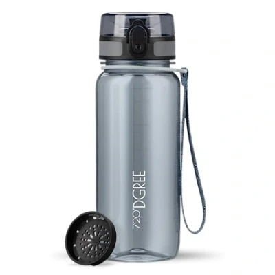 Image of 720DGREE Water Bottle 650ml “uberBottle“ softTouch +Sieve BPA Free Tritan, Leakproof, Reusable Drinking Sports for School, Fitness, Gym, Cycling, Travel, Office, Outdoor, Hiking