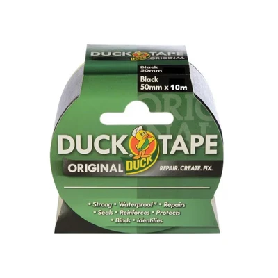 Image of Shurtape Duck Tape Original 50mm x 10m Black SHU260111