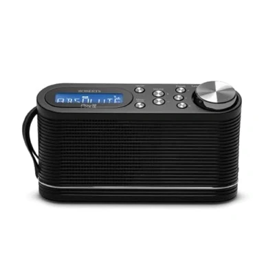Image of Roberts Play10 DAB/DAB plus/FM Digital Radio with Simple Presets Black