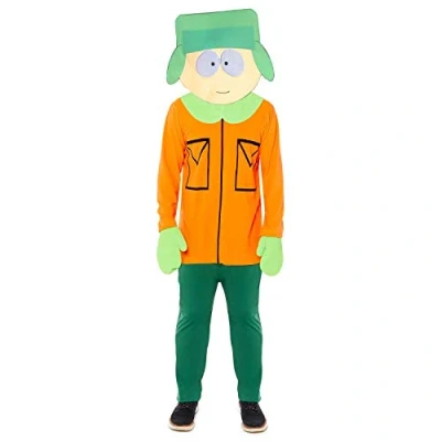 Image of Amscan 9909309 Men&#039;s Official South Park Kyle Broflovski Adults Fancy Dress Costume Size: Small