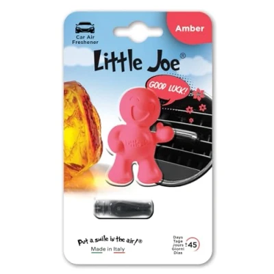 Image of Little Joe OK Mini Blister +/ 45 Days Fresh Fragrance in the Car/Fresh Air Car/Perfume Frais Dans la Voiture/Profumo Fresco Macchina (Pink/Amber)