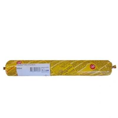 Image of Sika Flex Pro 3 Purform High Performance Sealant Polyurethane Based for Floor Joints and Civil Engineering Hose Bag 600 ml (1, Plain White)