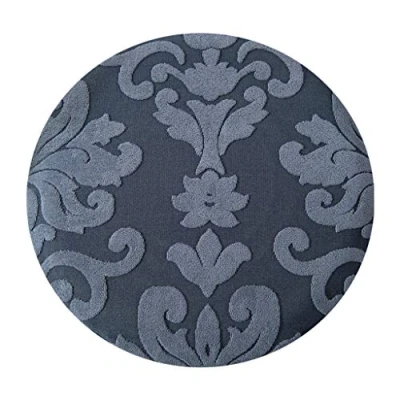 Image of perfk bar Stool Covers Elastic Round Washable Cushion Slipcover for home and Hotel Use, 11 14 Inch Dia Stool, Gray