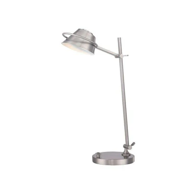 Image of Spencer LED 7 Light Desk Lamp Brushed Nickel