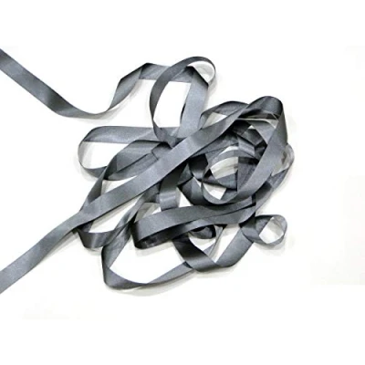 Image of Smoked Grey 5mm Satin Ribbon Double Sided Berisfords 3501 (5 Meters)