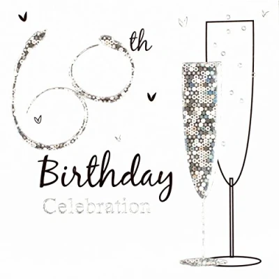 Image of Birthday Party Invitations (Pack of 6) 60th