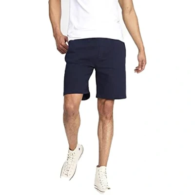 Image of B Soul MSRT 69Tarleys13 Above Knee Length Jogging Sweat Shorts Casual Acctivewear Dark Navy L