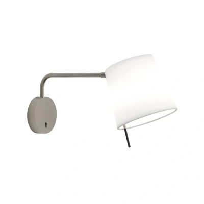 Image of Mitsu Swing Arm Matt Nickel Wall Light Astro