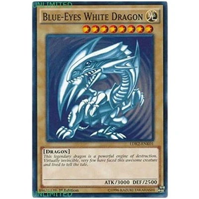 Image of YU GI OH! Blue Eyes White Dragon, LDK2 ENK01, Common Unlimited Edition
