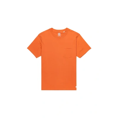 Image of Element Pocket Label Basic Tshirt, Men&#039;s, Size: Medium, Orange