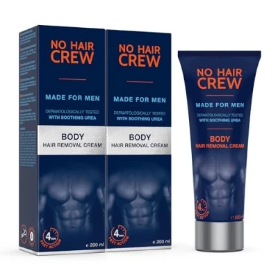 Image of NO Hair CREW 2 x Body Removal Cream Depilatory Made for Men, 200 ml (Set 200ml)