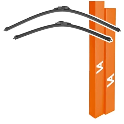 Image of VIA ALBION® Wiper Blades for: HONDA CIVIC Mk8 (2006 2012) All Weather Front Wipers Set