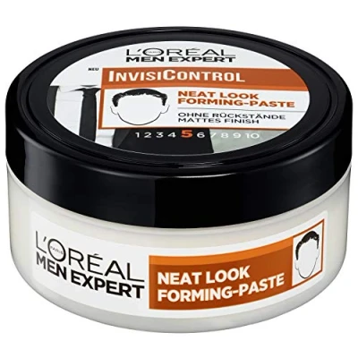 Image of L&#039;Oréal Men Expert InvisiControl Neat Look Forming Paste, for Nourished &amp; Natural Styles, Can be Modelled as You Like Without Gluing, 150 ml