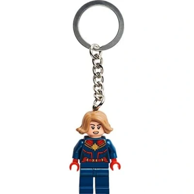 Image of LEGO Super Heroes Captain Marvel Minifigure Keychain 854064