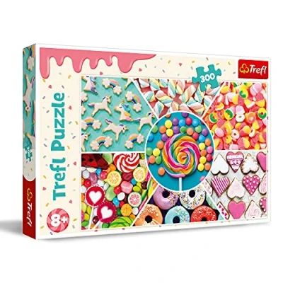 Image of Trefl 23004 für Kinder ab 7 Jahren Puzzle 300 Pieces, Candy, Süßigkeiten