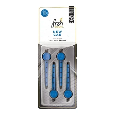 Image of FRSH Scents FR8920 New Car x4 Vent Clip Air Freshener Lifespan of Upto 60 Days Ideal for Any Sized