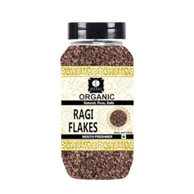 Image of EDZZEL Natural Ragi Flakes (Finger Millet) Traditional Premium Quality Indian Origin (Pack of 1) 250 Gm