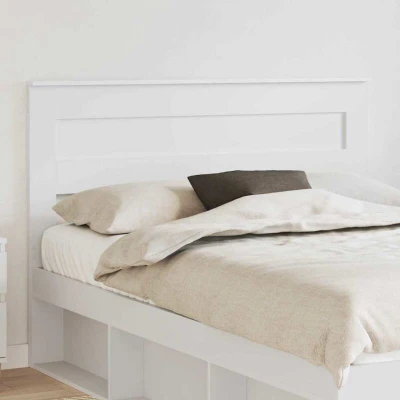 Image of vidaXL Headboard with White 150 cm Engineered wood