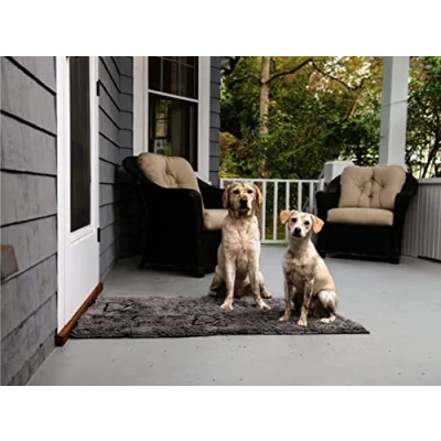 Image of Beeztees DGS Dirty Dog Doormat Runner Length 152 cm Width 76 Black