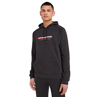 Image of Tommy Hilfiger Men&#039;s Heavyweight Knits, SWEATER, Black, XL