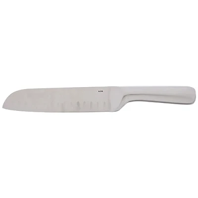 Image of Alessi SG508 Mami Large santoku Knife, Steel AISI 420, Silver