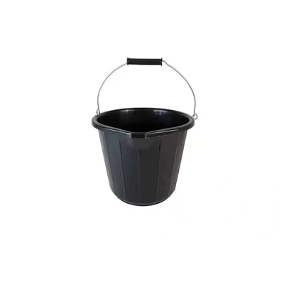 Image of VTL® 15 LITRE BLACK BUILDERS BUCKET STRONG WATER DIY MIXING HEAVY DUTY (1)