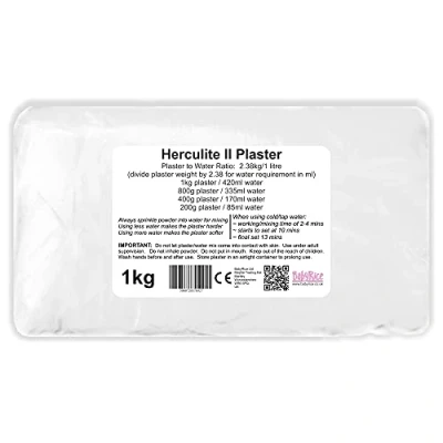 Image of Herculite No. 2 Plaster Powder for 3D Casting Sculpting (1kg)
