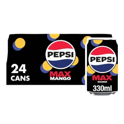 Image of Pepsi Max Mango, 330ml (Pack of 24)