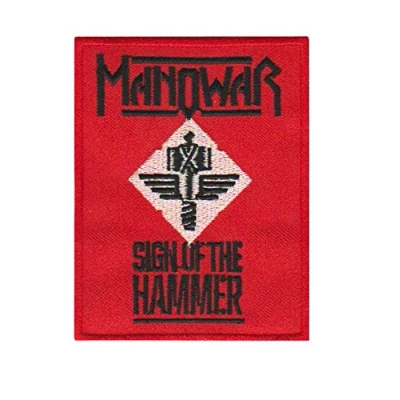 Image of Manowar Manowar_2 Patch Badge Embroidered Iron on Applique Souvenir Accessory