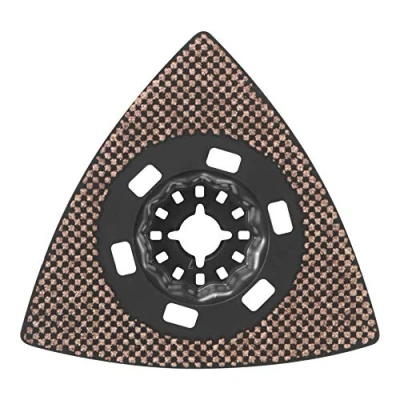 Image of Bosch OSL350CR10 Starlock Oscillating Multi Tool Carbide 100 Grit Delta Sanding Pad