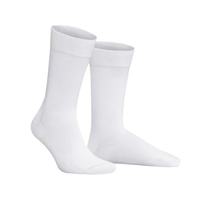 Image of Hudson Men&#039;s Relax Cotton Socks, White (White 0008), 45/46