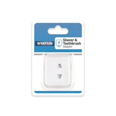 Image of Status 1 amp Shaver Adaptor White