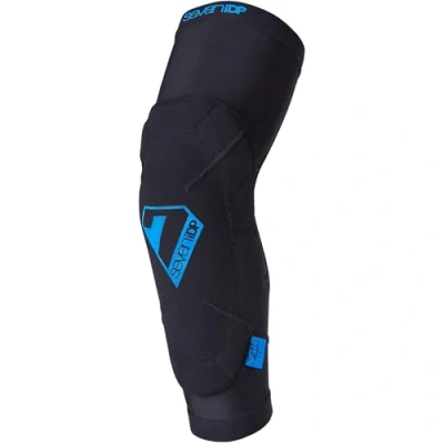 Image of Seven iDP 7 Sam Hill MTB Mountain Bike Bicycle Knee Pads (Black/Blue, S)