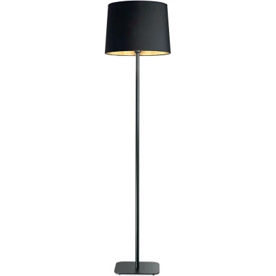 Image of Nordik 1 Light Floor Lamp Black