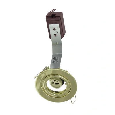 Image of Ansell GU10 Downlight Brass Adjustable