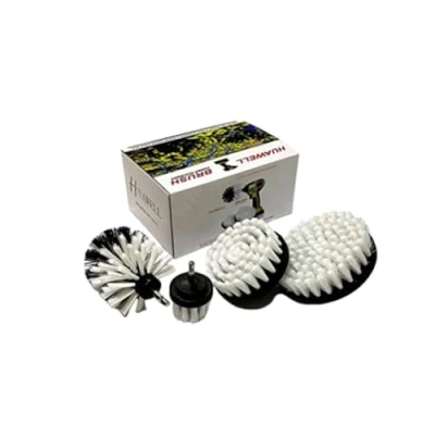 Image of Automotive Soft White Car Accessories Cleaning Brush Drill Wheel Mats Detail Carpet Cleaner Upholstery Boat Fabric Seat