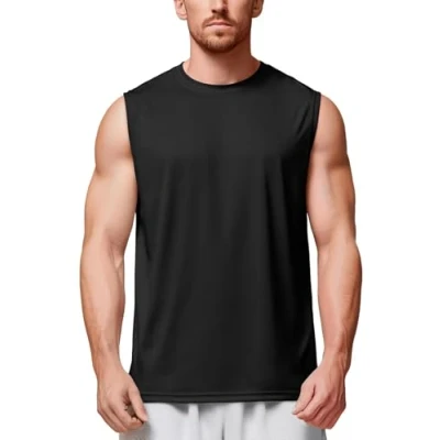 Image of Zengjo Gym Tank Top Men(Black,S)