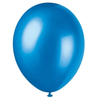 Image of Cosmic Blue Premium Latex Balloons (30cm) Pack of 50 Vibrant Party Decorations for Birthdays, Weddings, and Events