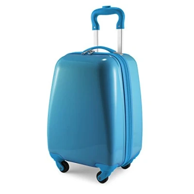 Image of Hauptstadtkoffer for Kids Hand Luggage Carry on Hardside Hard Shell Suitcase, Luggage, Cyan Blue