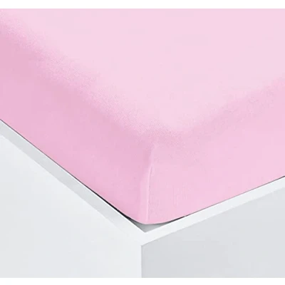 Image of My Little World Nursery Baby 2 Pack Flannelette Flat Sheet Pram/Moses, Cot (Pink, Pram/Moses)