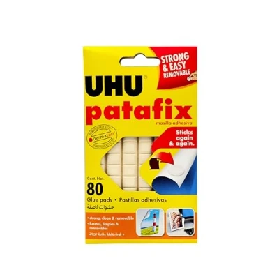 Image of UHU 39125 Tack Pad White (Pack of 80), 3 39192