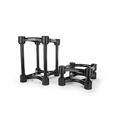 Image of IsoAcoustics Iso Stand Series Speaker Isolation Stands with Height &amp; Tilt Adjustment: 155 (15.5 x 19 cm) Pair