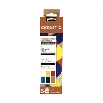 Image of Pebeo Ceramic Initiation Set, Assorted, 6X20ML