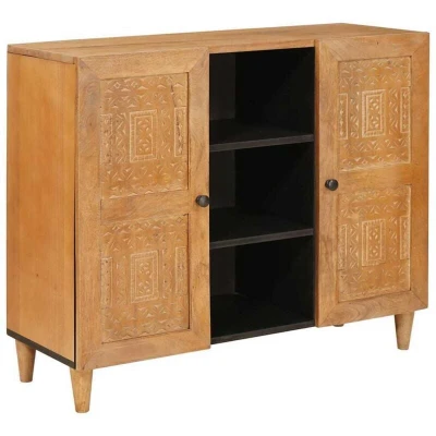 Image of vidaXL Sideboard Light brown 33.5 x 90 75 cm