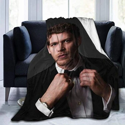 Image of YINGD Plush Throw Blanket, Vam Pire Klaus Mikaelson Flannel Fleece Blankets for Couch Sofa 80&quot;X60&quot; 150CM X 125CM