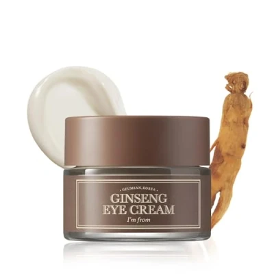 Image of I&#039;m from Ginseng Eye Cream 30g Rare Nourishment for Tired Eyes, Wood Cultivated Ginseng, Moisture Lock Formula, Firm Face Line