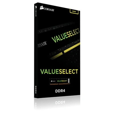Image of Corsair CMV4GX4M1A2400C16 Value Select 4 GB (1 x GB) DDR4 2400 MHz C16 Mainstream Notebook Memory Kit Black