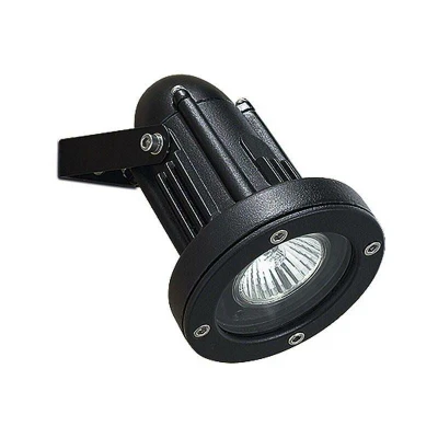 Image of LEDS C4 Robust, pivotable Helio outdoor spotlight, black